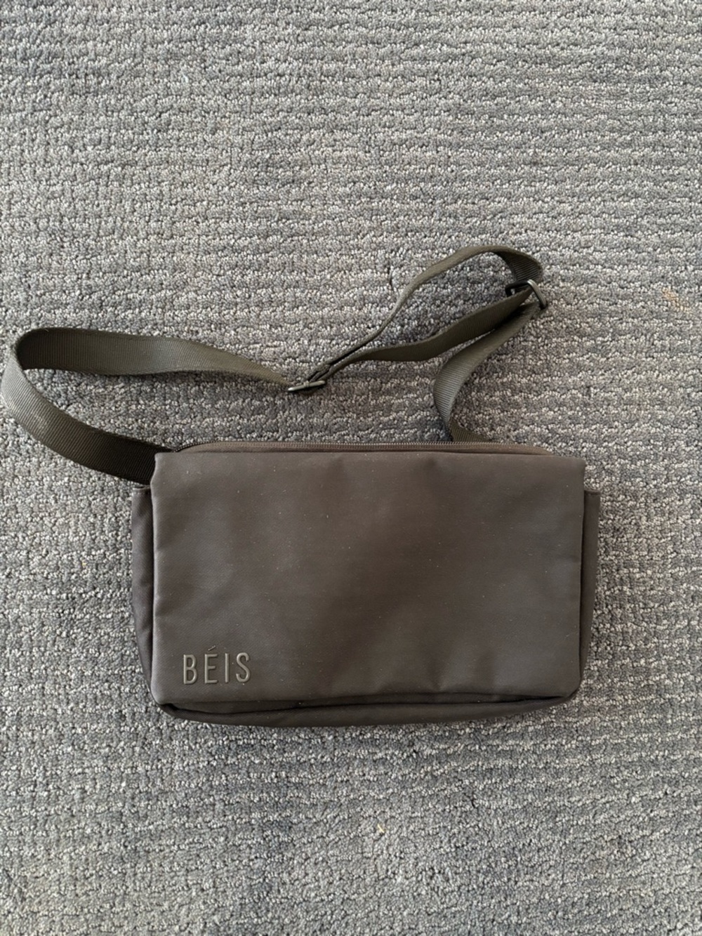 BEIS Black Diaper and Wipe Belt Bag with Adjustable Strap